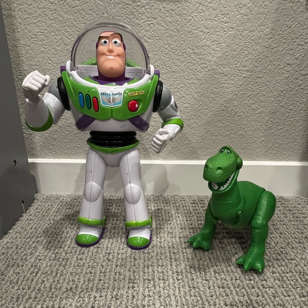 Buzz Lightyear and dinosaur Collection